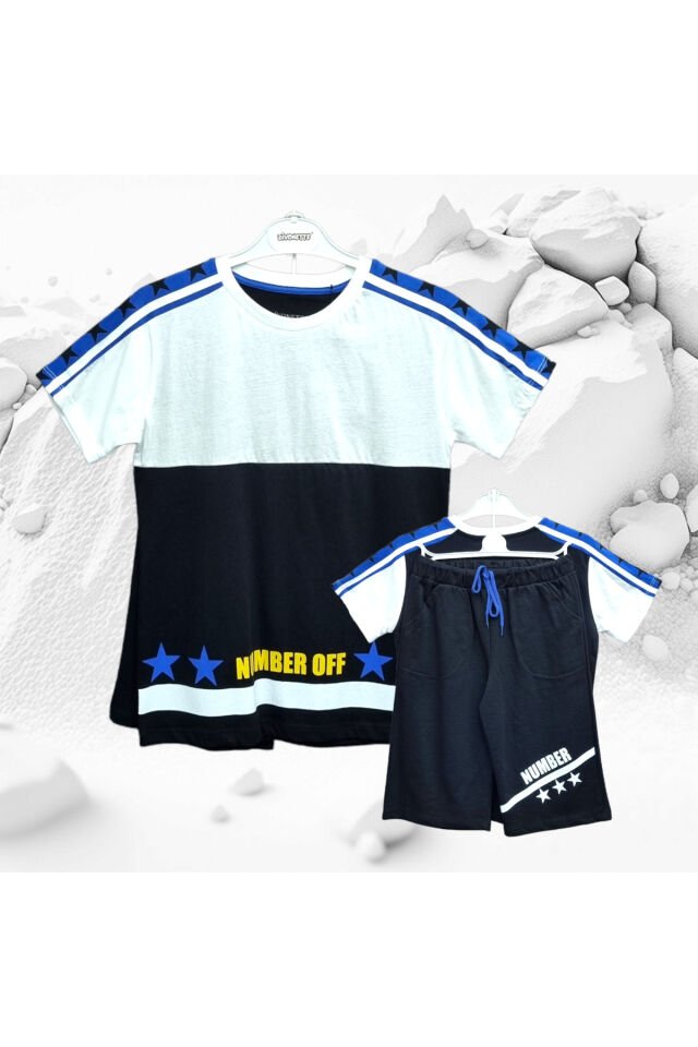 Divonette Number Off Erkek Çocuk Şortlu Yazlık Takım