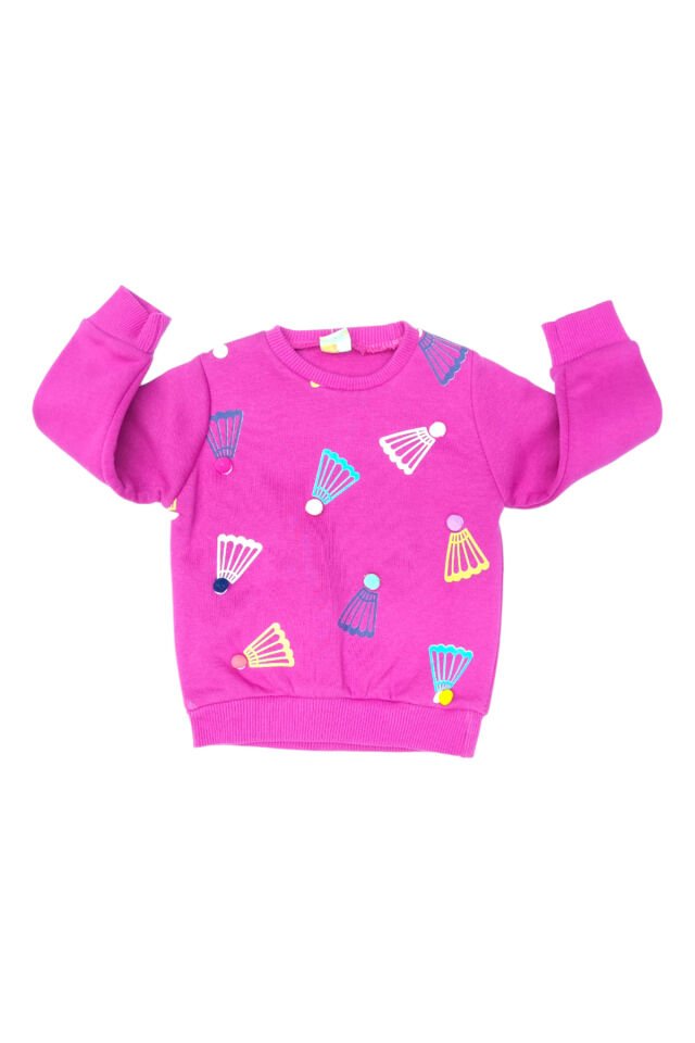 Popshops Kız Bebek Spor Eşofman Takım Pembe - 1 Yaş