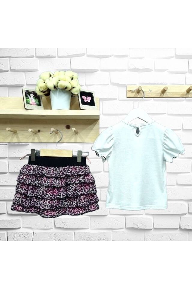 Maia Taş Süslemeli Fırfırlı Etekli Takım