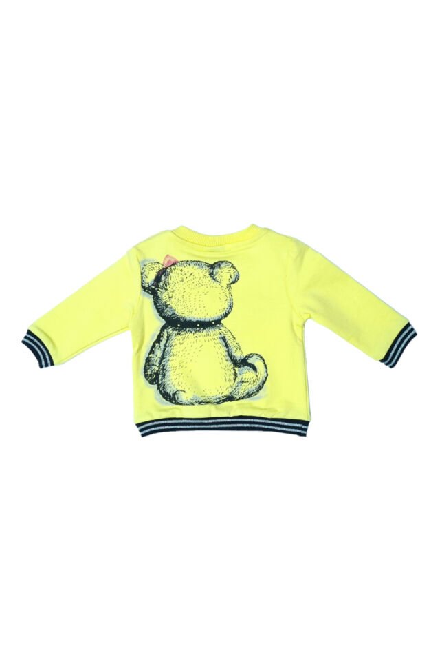 Pelops Kız Bebek Spor Taytlı Takım Sarı - 6-9 Ay