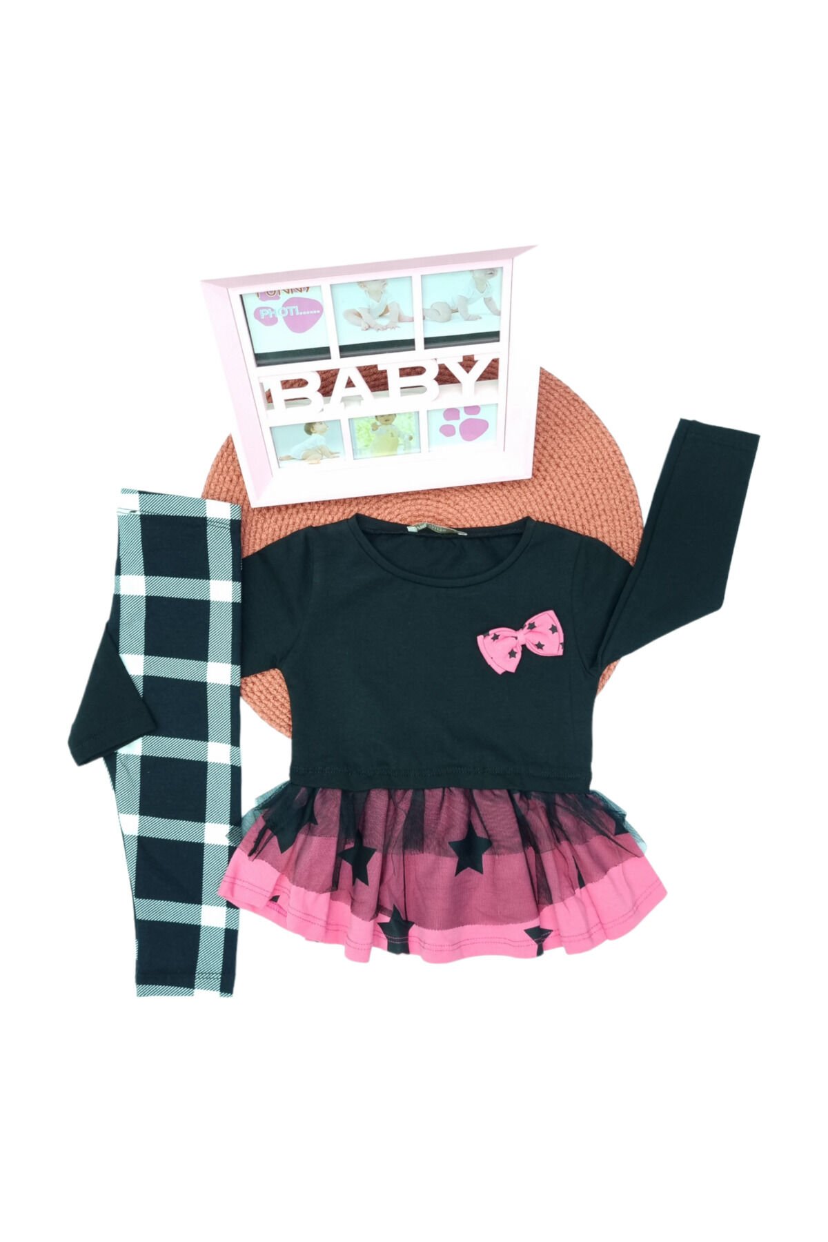 Via Kız Bebek Spor Eşofman Takım Pembe - 1 Yaş