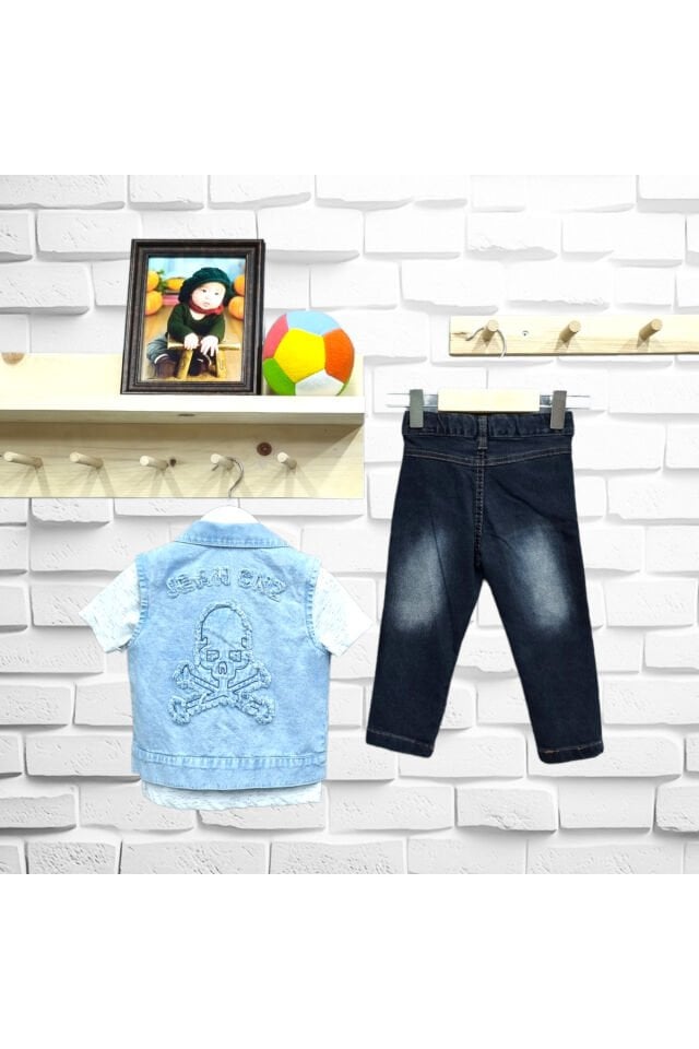 Canoz  Kuru Kafa Kabartmalı Spor Ceketli Takım