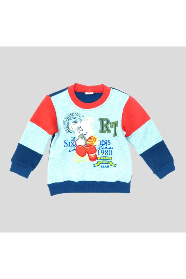 Pelops Erkek Bebek Spor Eşofman Takım Lacivert - 1 Yaş