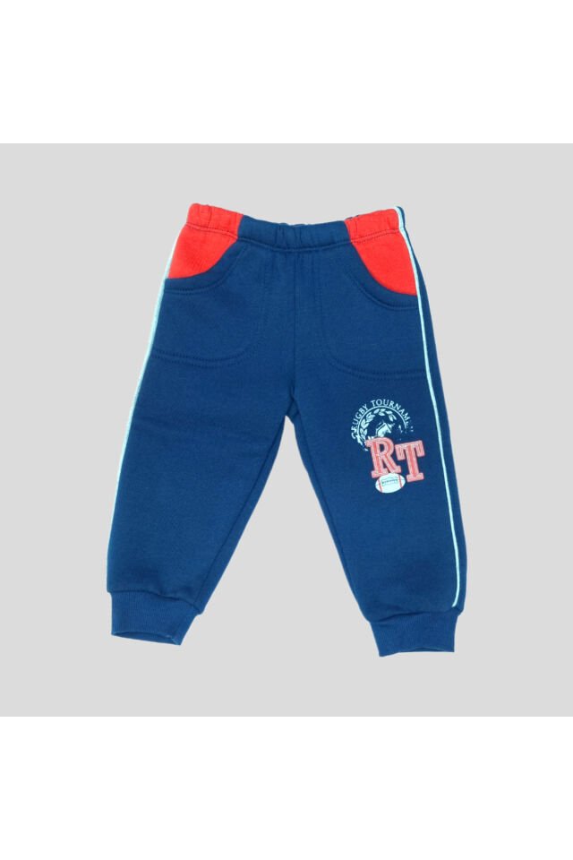 Pelops Erkek Bebek Spor Eşofman Takım Lacivert - 1 Yaş