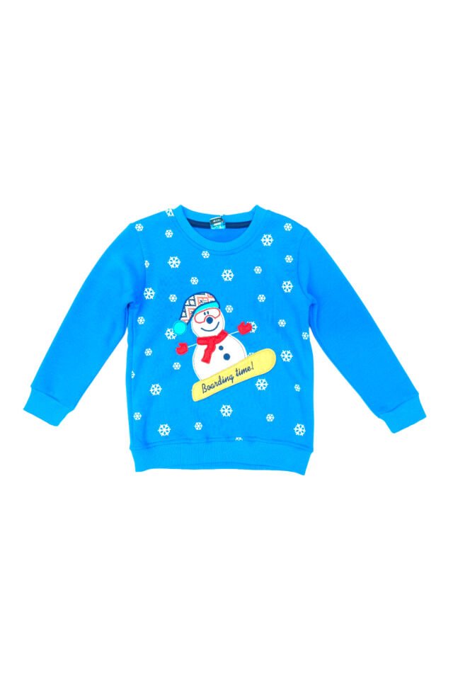 Pelops Erkek Çocuk Spor Eşofman Takım Mavi - 5-6 Yaş