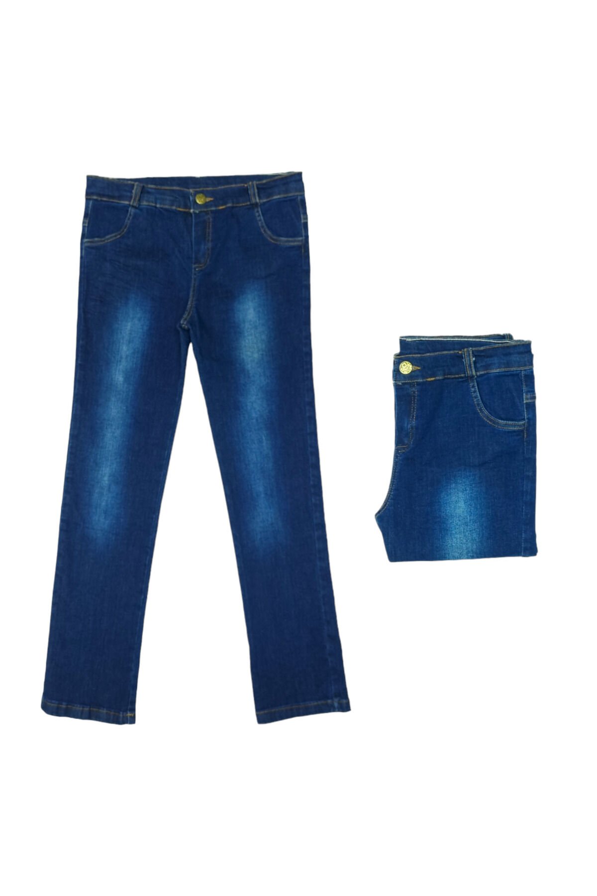 Domakin Erkek Çocuk Kot Pantolon Mavi - 9 Yaş