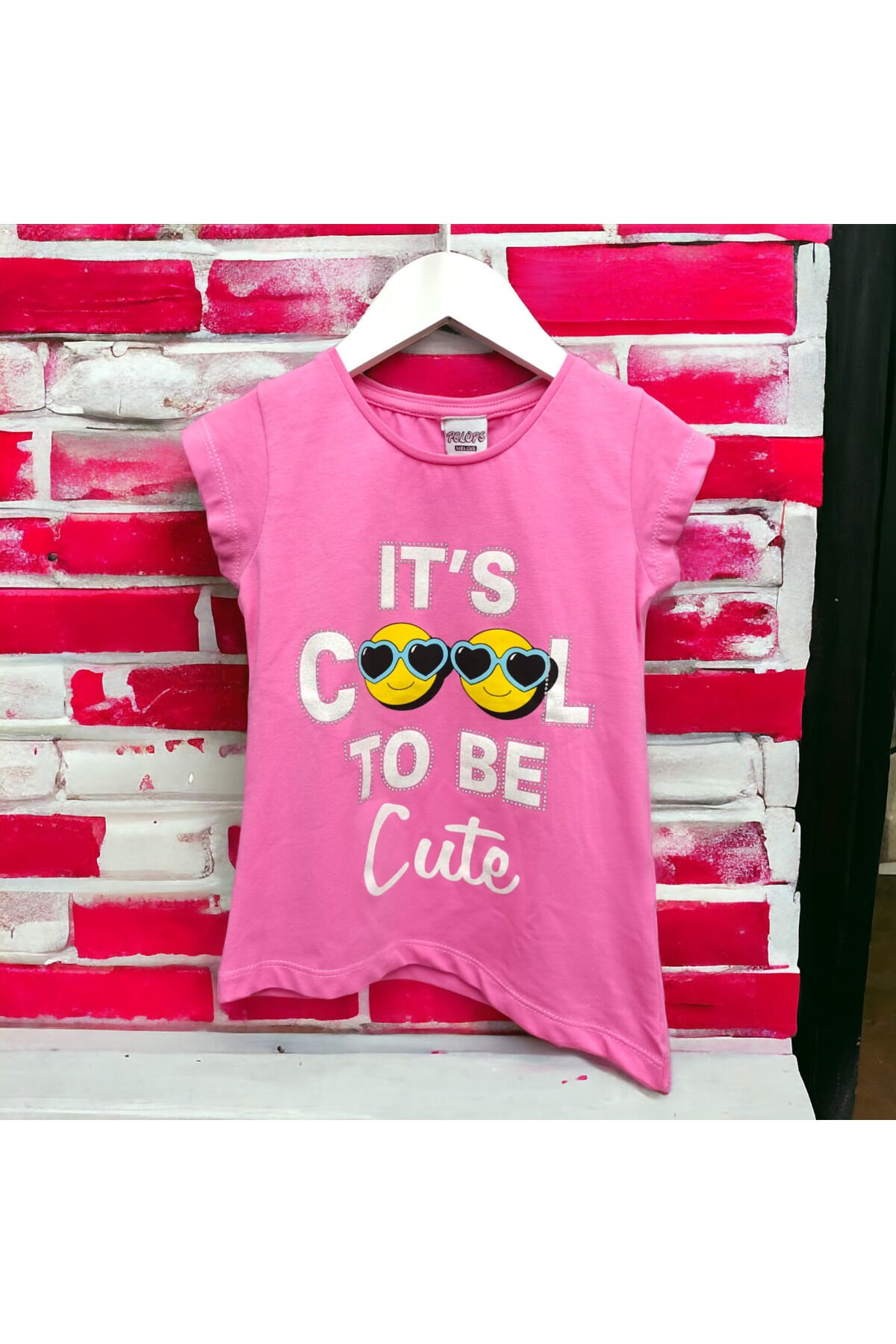 Pelops Kız Bbek İts Cool To Be Cute Yazlık T-shirt