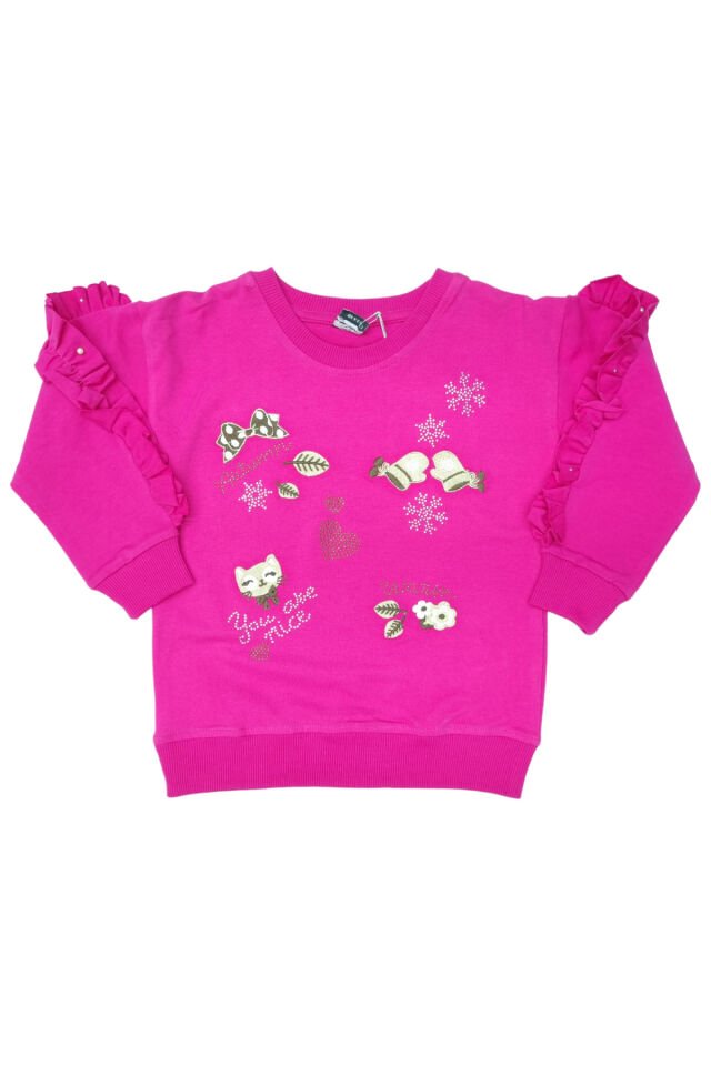 Pelops Kız Çocuk Spor Eşofman Takım Pembe - 4-5 Yaş