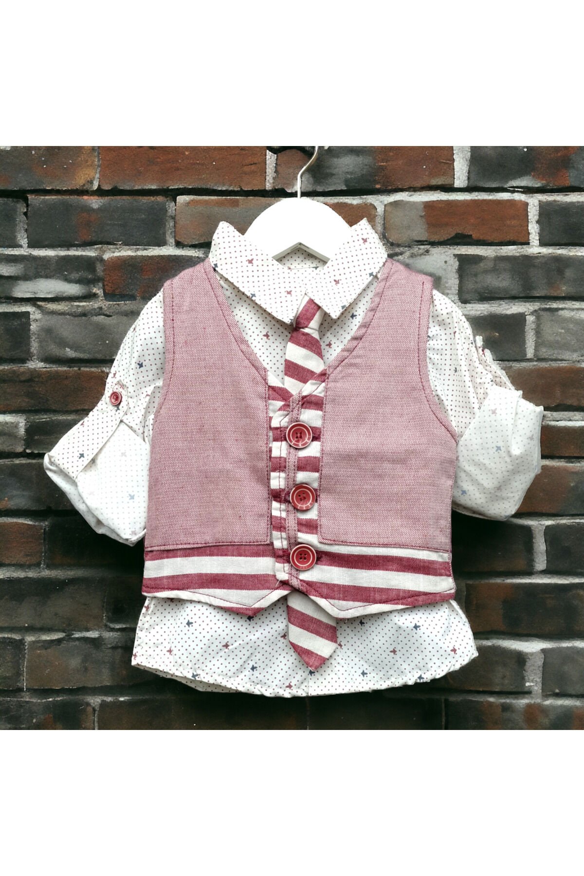 Jollypop Erkek Bebek Cepkenli Üçlü Takım