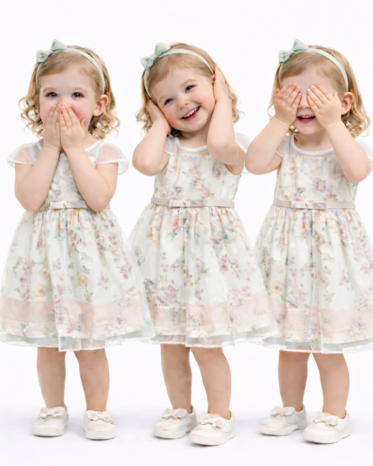 Baby Rose Kız Bebek Yazlık Abiye Elbise