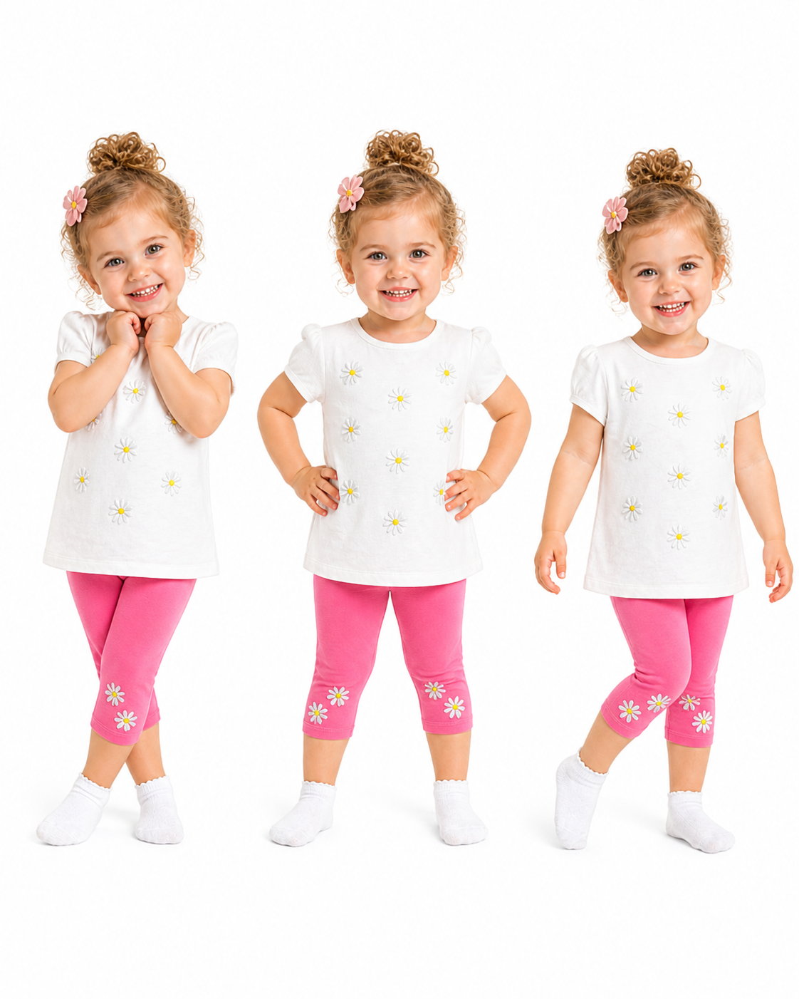 Breeze Kız Bebek Taytlı Yazlık Takım