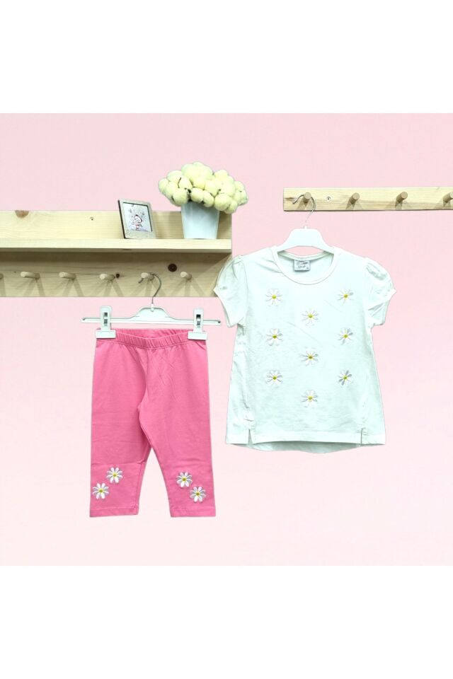 Breeze Kız Bebek Taytlı Yazlık Takım