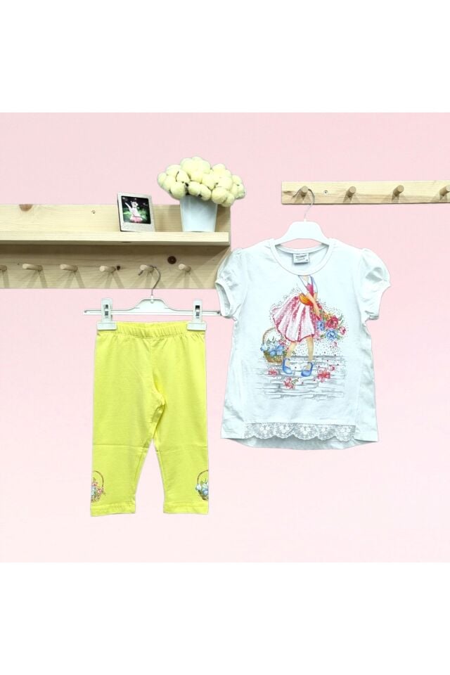 Breeze Kız Bebek Taytlı Yazlık Takım