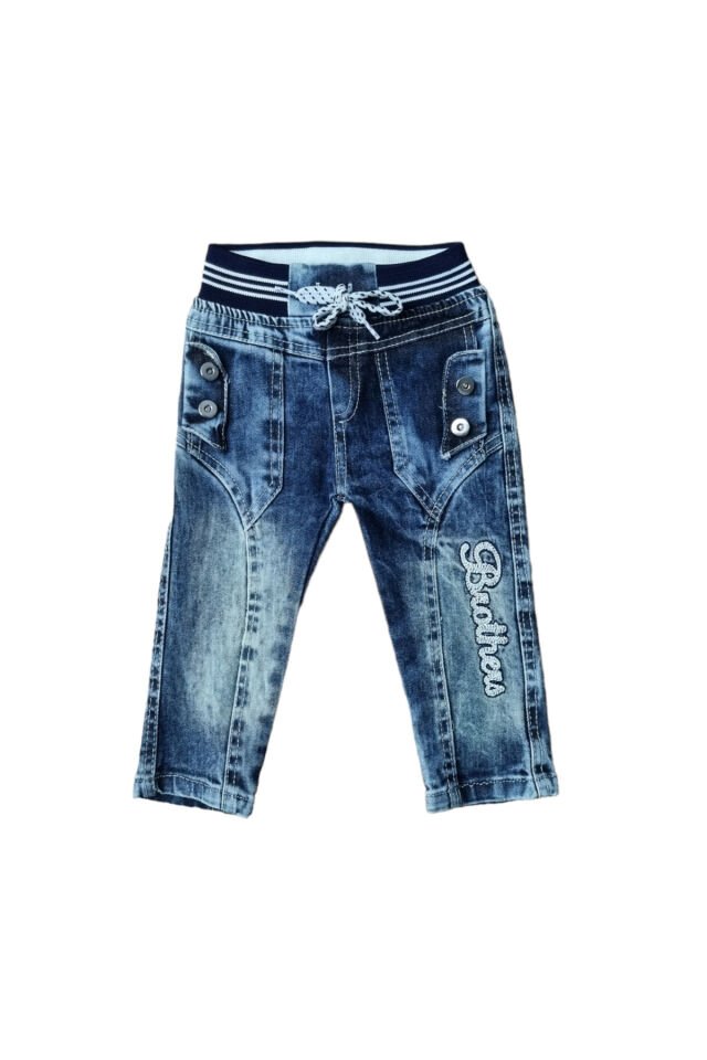 Ltd Erkek Bebek Kot Pantolon Mavi - 18 Ay