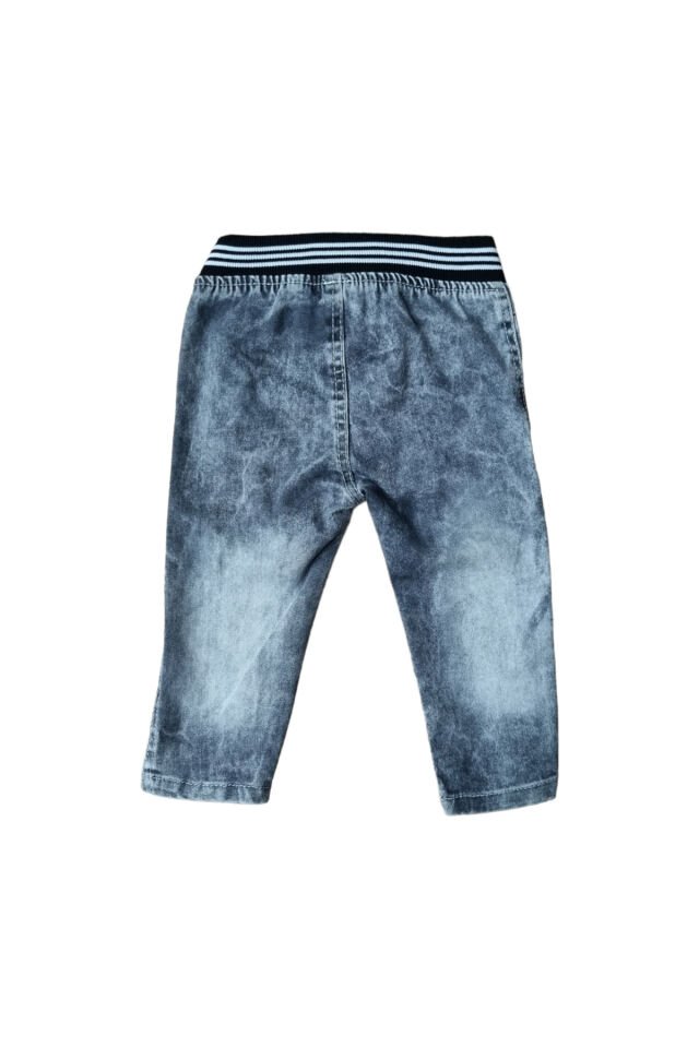 Ltd Erkek Bebek Kot Pantolon Açık Gri - 6 Ay