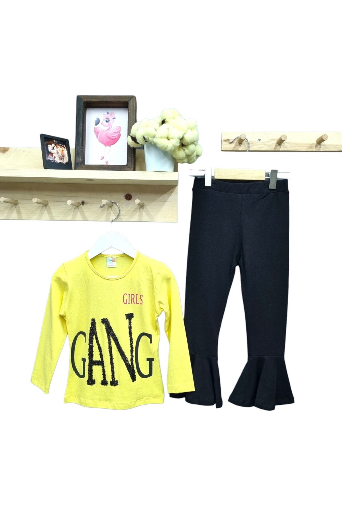 Popshops Kız Çocuk Taytlı Takım