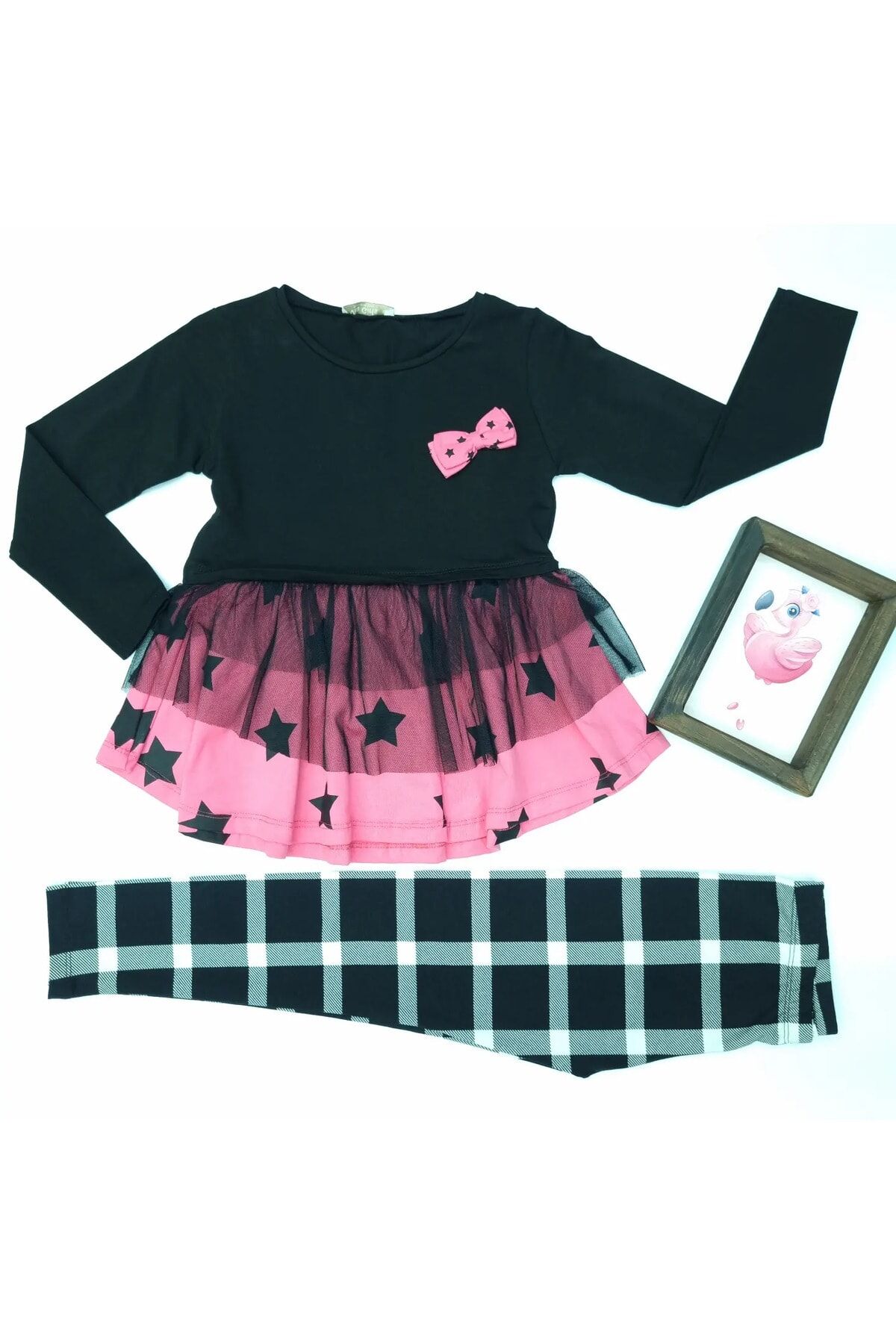 Via Kız Çocuk Spor Taytlı Takım