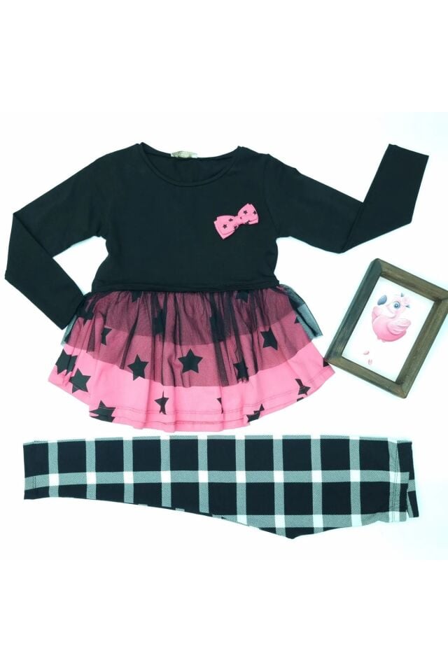 Via Kız Çocuk Taytlı Takım