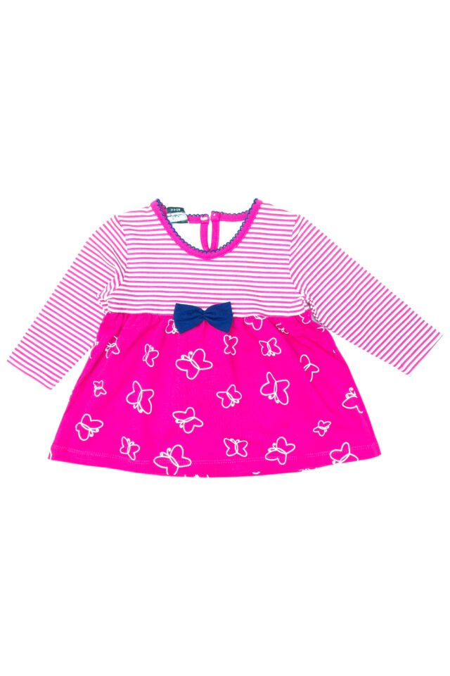 Pelops Kız Bebek Spor Taytlı Takım Pembe - 9 - 12 Ay