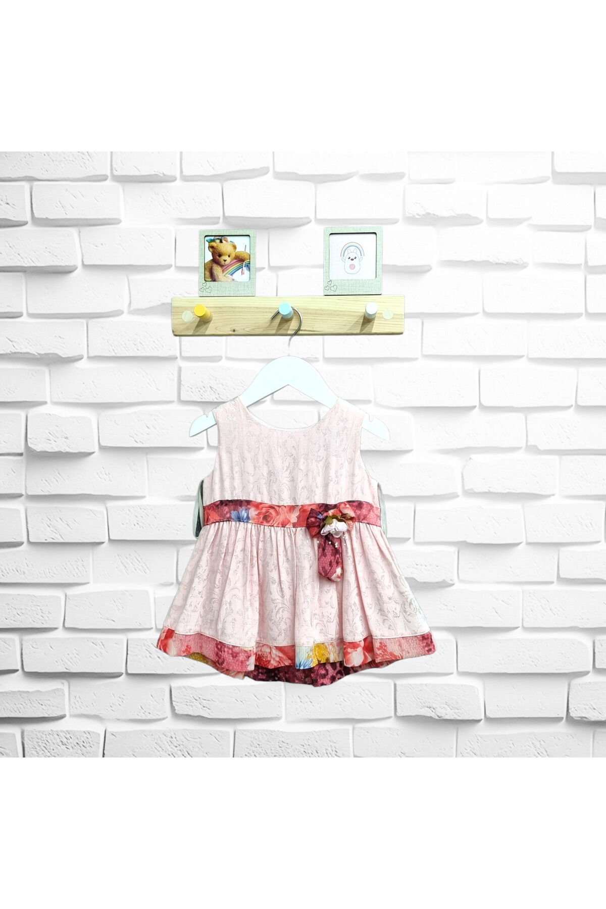 Hmms Kız Bebek Yazlık Elbise Pembe - 6 Ay