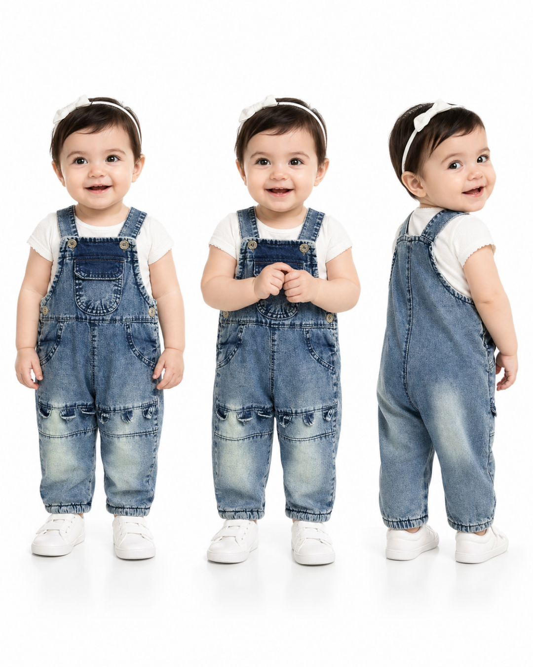 Aynur Kız Bebek Salopet Kışlık Tulum