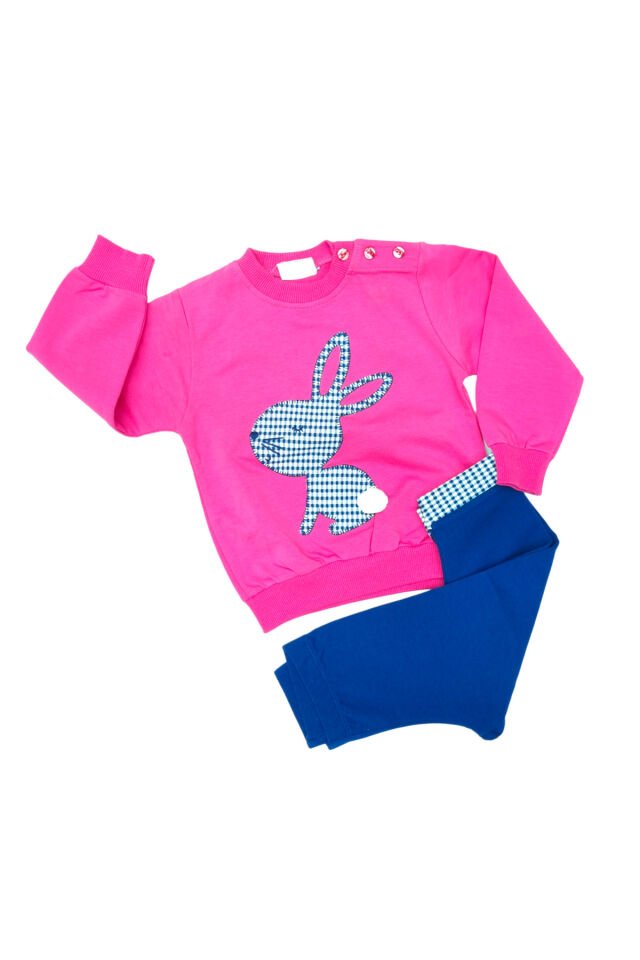 Breeze Kız Bebek Spor Taytlı Takım Pembe - 3 Yaş