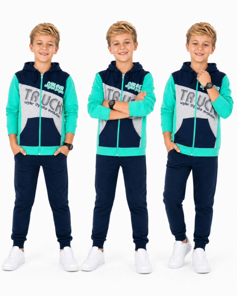 Pelops Erkek Çocuk Fermuarlı Sweatshirt