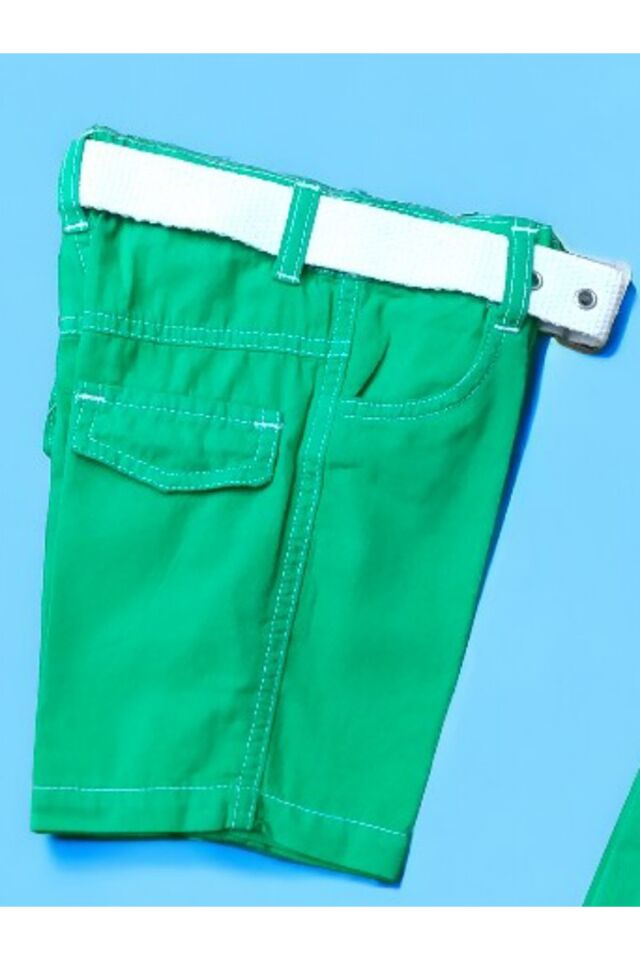 Kts Erkek Çocuk Kemerli Şort