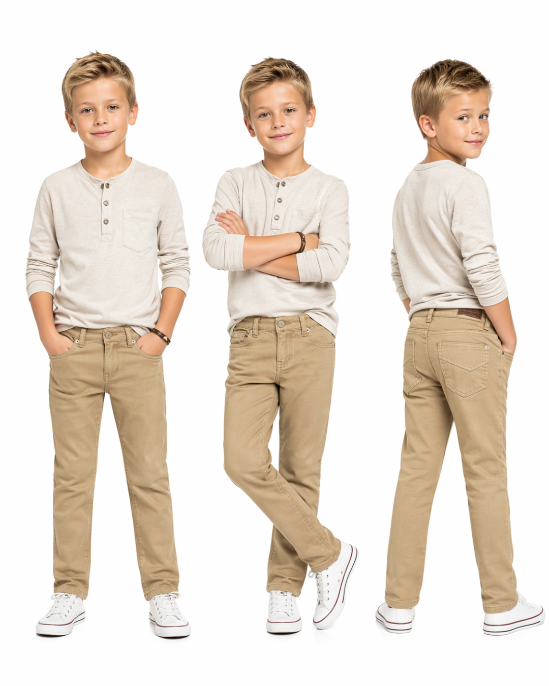 MC Unisex Çocuk Gabardin Pantolon