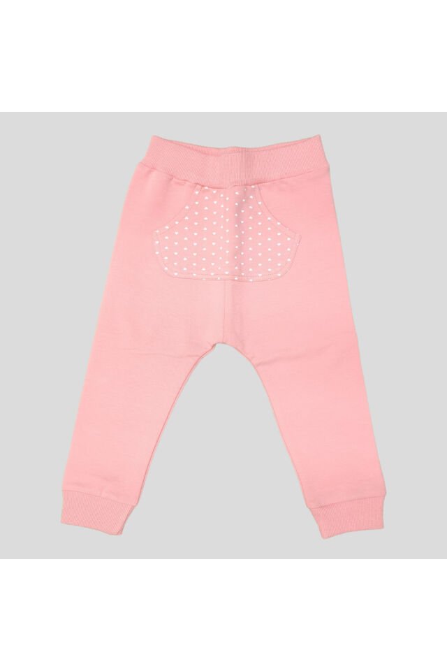 Pelops Kız Bebek Spor Eşofman Takım Pembe - 18-24 Ay