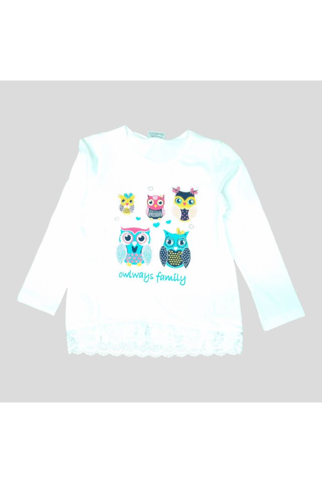 Breeze Kız Bebek Spor Taytlı Takım Beyaz - 3-4 Yaş
