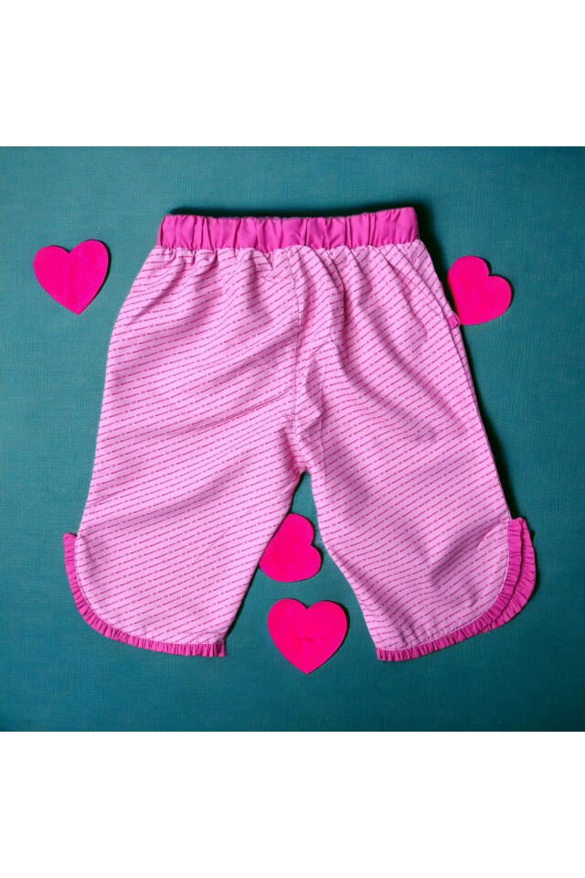 Kiti Kız Çocuk Yazlık Kapri Şort Pembe - 4-5 Yaş