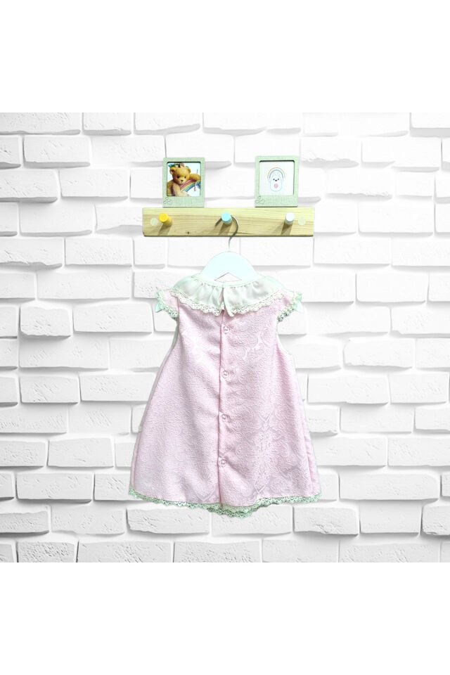 Bebetto Kız Bebek Yazlık Elbise Pembe - 6-9 Ay