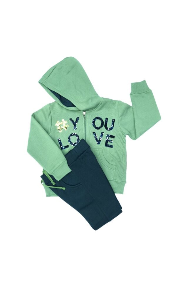 Pelops Kız Çocuk Spor Eşofman Takım