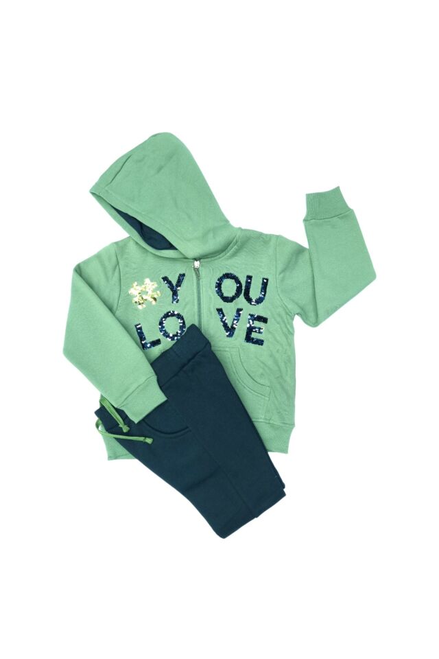 Pelops Kız Çocuk Spor Eşofman Takım