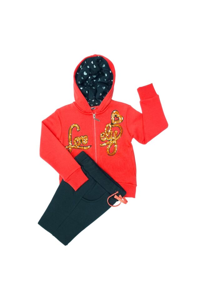 Pelops Kız Çocuk Spor Eşofman Takım