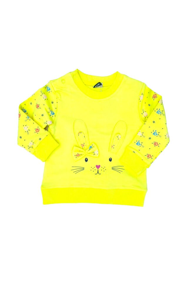 Pelops Kız Bebek Spor Eşofman Takım Sarı - 12-18 Ay
