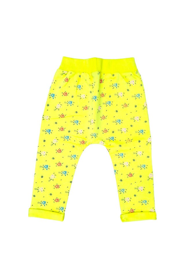 Pelops Kız Bebek Spor Eşofman Takım Sarı - 12-18 Ay