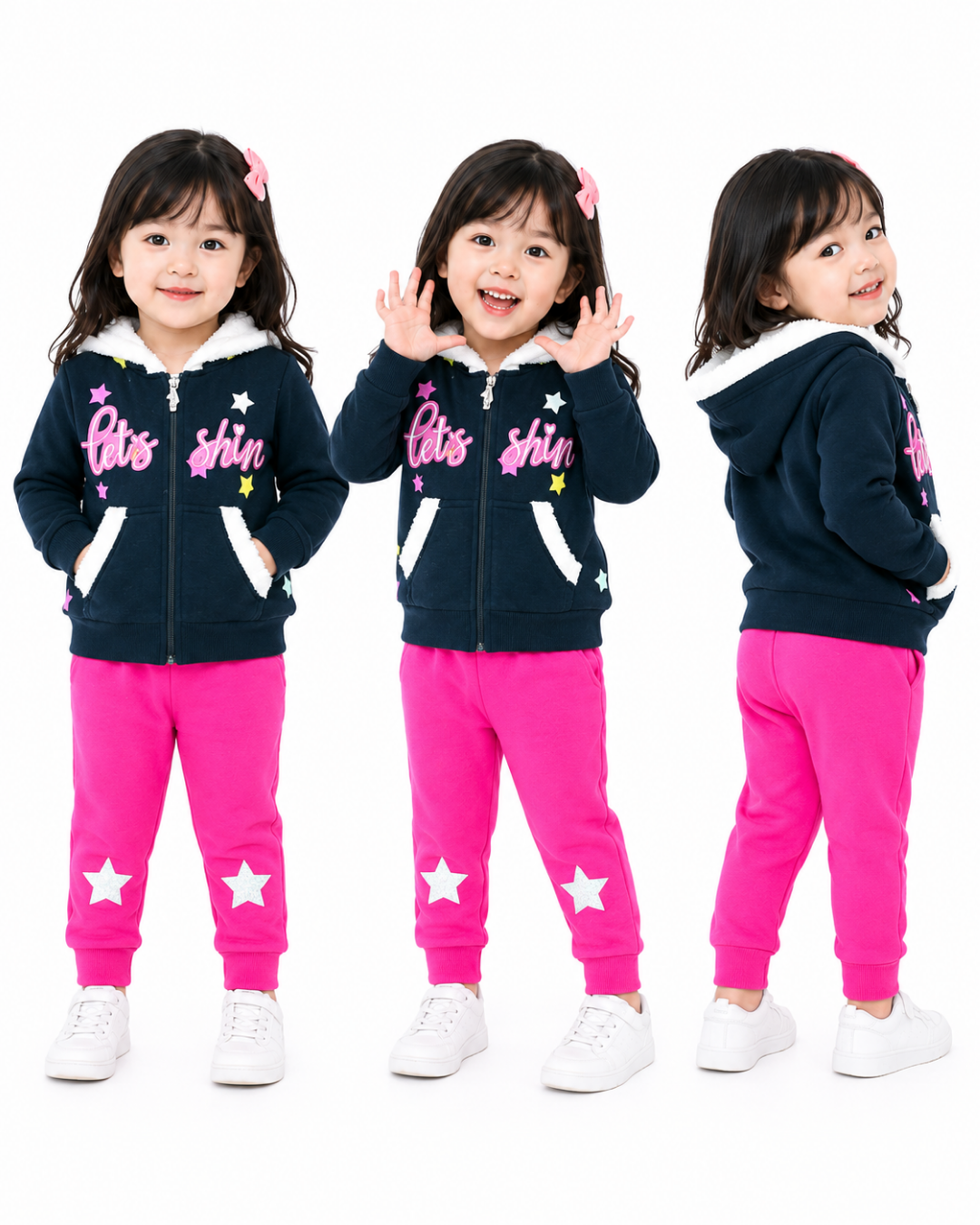 Pelops Kız Bebek Spor Eşofman Takım