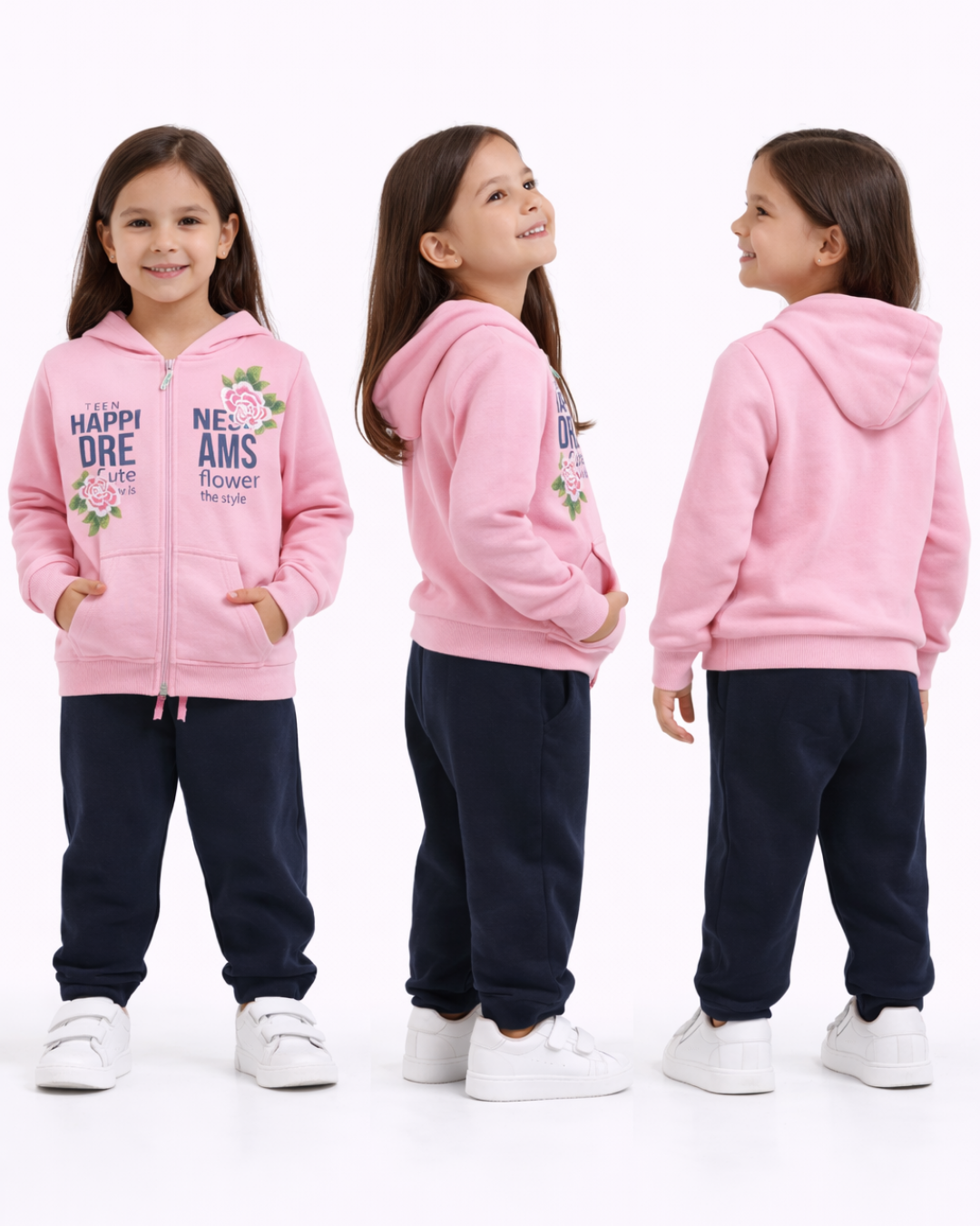 Pelops Kız Çocuk Spor Eşofman Takım