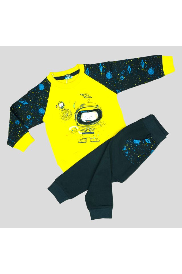 Pelops Erkek Bebek Spor Eşofman Takım Lacivert - 12-18 Ay