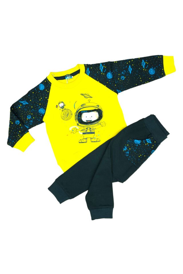 Pelops Erkek Bebek Spor Eşofman Takım Lacivert - 12-18 Ay