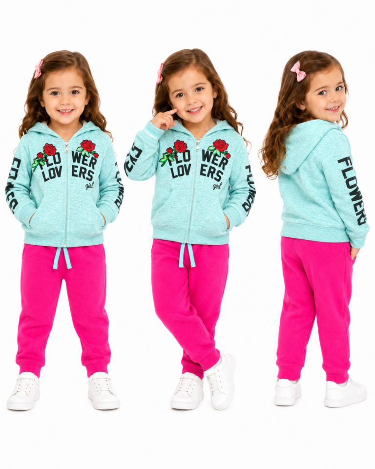 Pelops Kız Bebek Spor Eşofman Takım