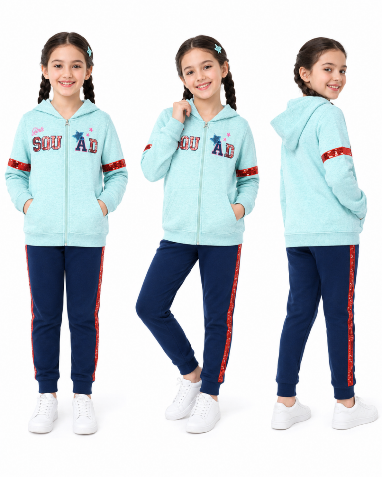 Pelops Kız Çocuk Spor Eşofman Takım