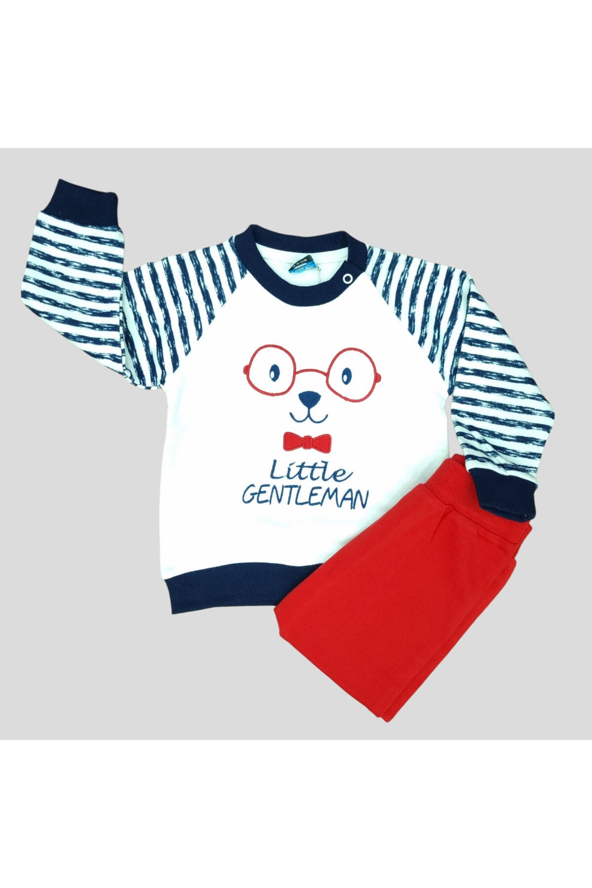 Pelops Erkek Bebek Spor Eşofman Takım Kırmızı - 18-24 Ay