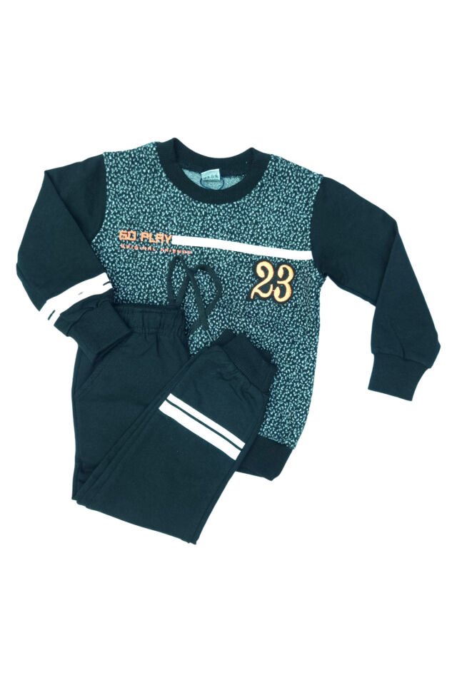 Pafim Erkek Bebek Spor Eşofman Takım Siyah - 3 Yaş