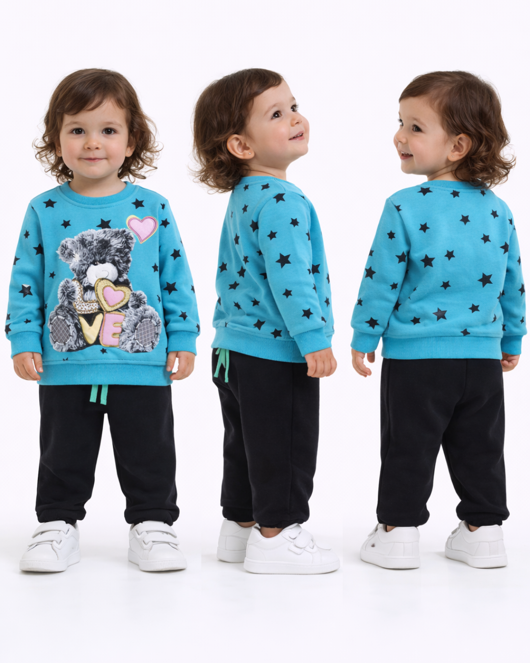 Pelops Kız Bebek Spor Eşofman Takım