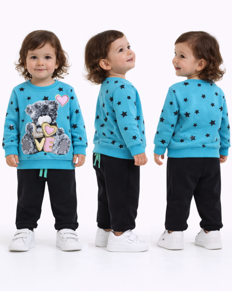 Pelops Kız Bebek Spor Eşofman Takım