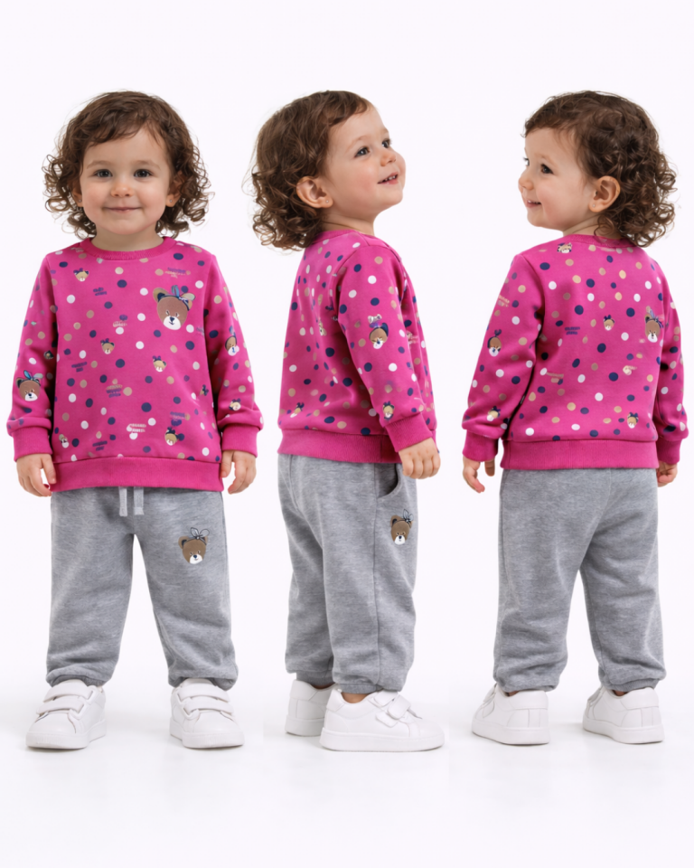 Pelops Kız Bebek Spor Eşofman Takım