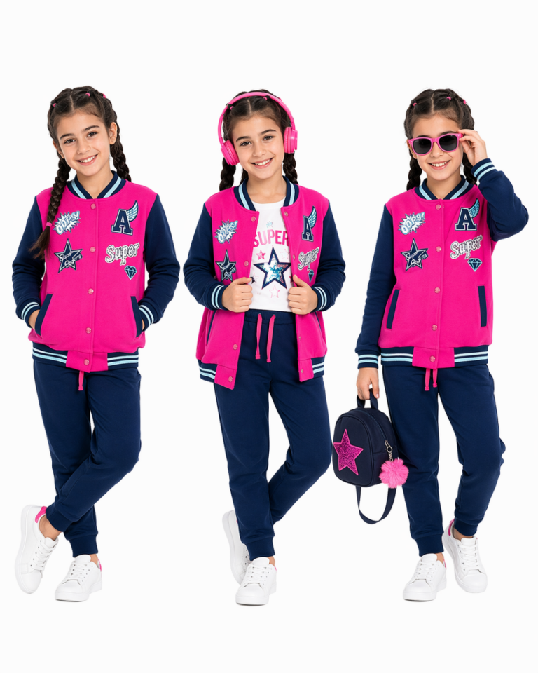 Pelops Kız Çocuk Spor Eşofman Takım